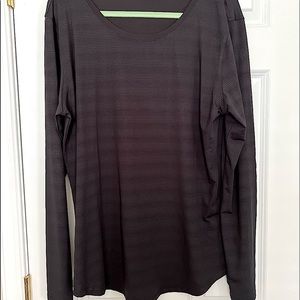 NEVER WORN - ZYIA Black long sleeve tunic. Size XXL